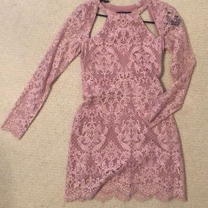 Classy light pink dress